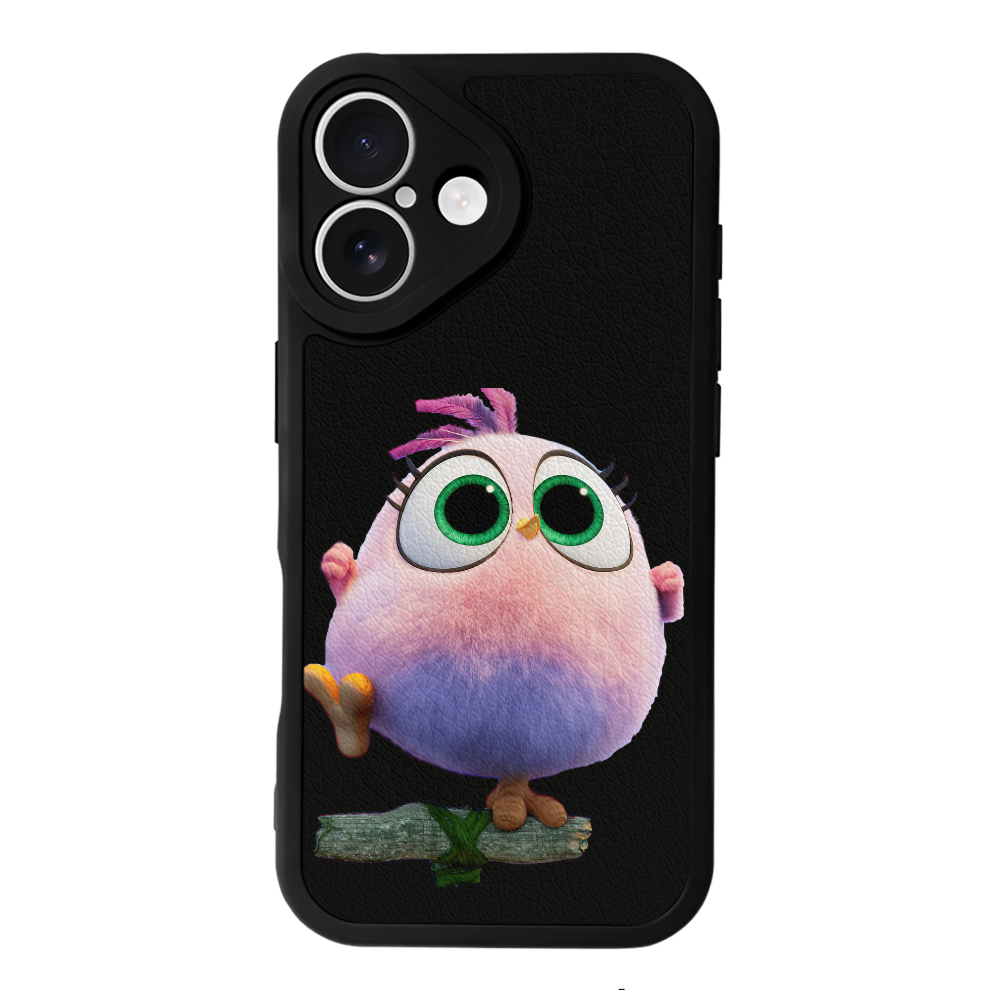 （画像用） Angry Birds アングリーバード 【iPhone 16シリーズ対応】シリコンスマホケース（レザー調） 材質：シリコン